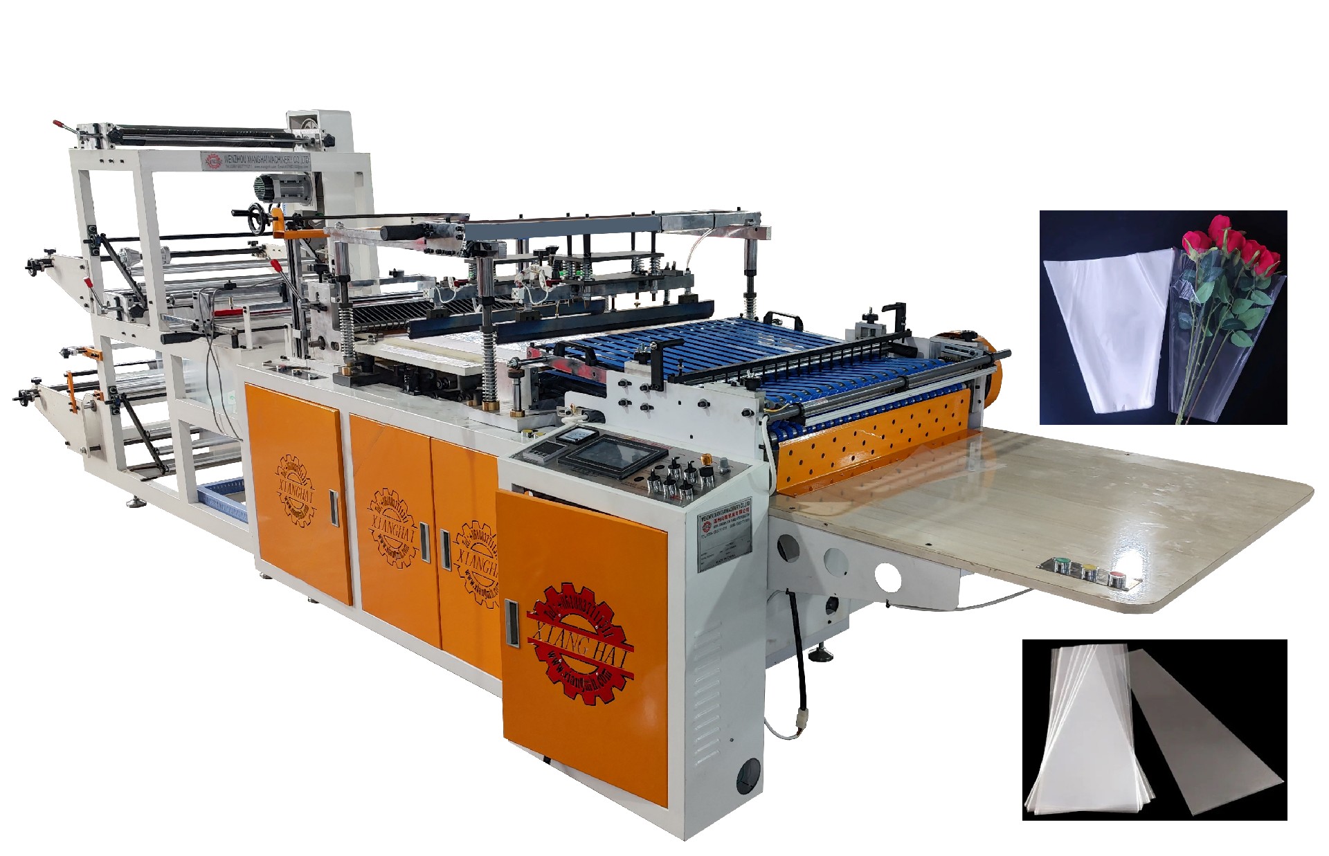 Flowers Packaging Bag Making Machine